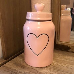 Rae Dunn Pink Canister
